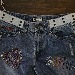 Vintage Hollywood studio bedazzled jeans